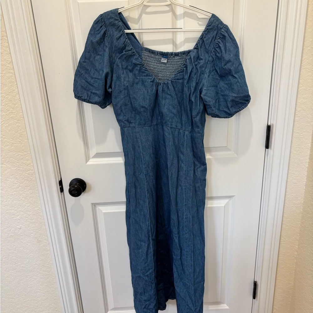 Old Navy Blue Midi Dress